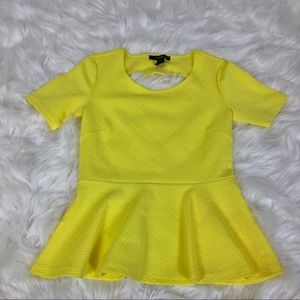 Forever 21 Yellow Top